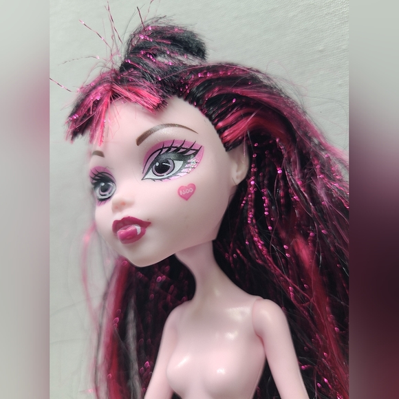 Monster High Sweet 1600 Draculaura Doll Mattel- Nude With Shoes - Picture 3 of 6